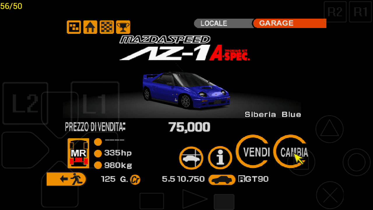 MazdaSpeed Autozam-1 A-Spec Blue