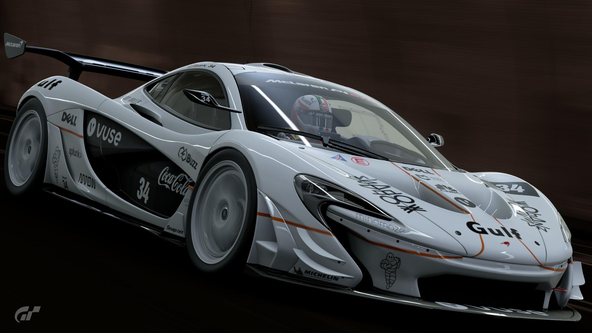 McLaren Gulf White Tilt