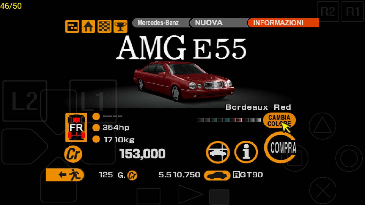 Mercedes-Benz AMG E55 Red