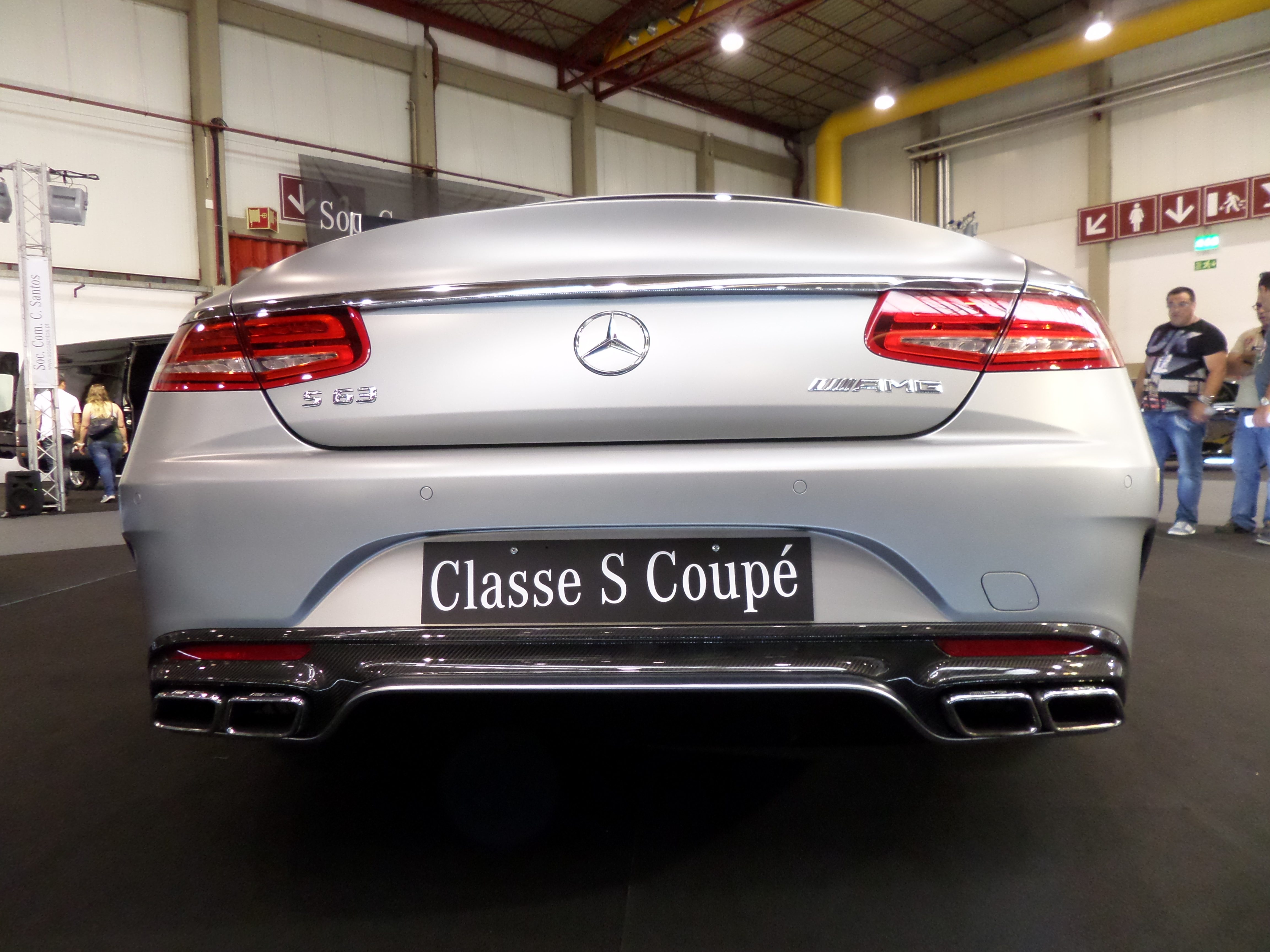 Mercedes S Class Coupe AMG: Four pipes enough for your V8, sir?