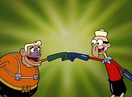 Mermaid Man and Barnacle Boy.. UNITE!