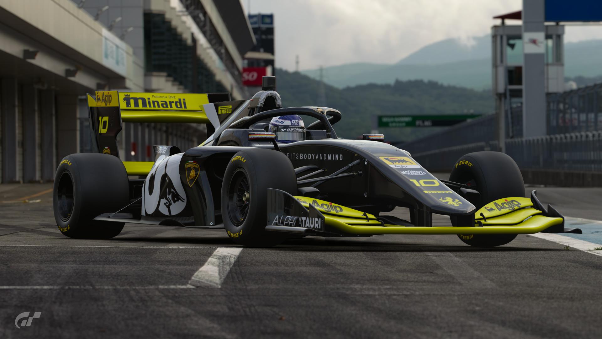 Minardi Pitlane