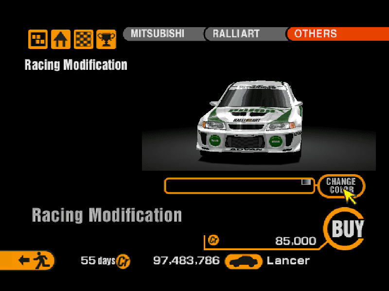 Mitsubishi Lancer Evolution V GSR (J) '98