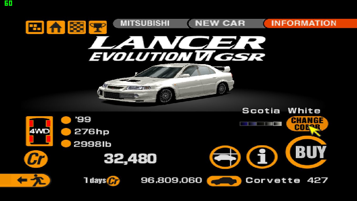 Mitsubishi Lancer Evolution VI GSR