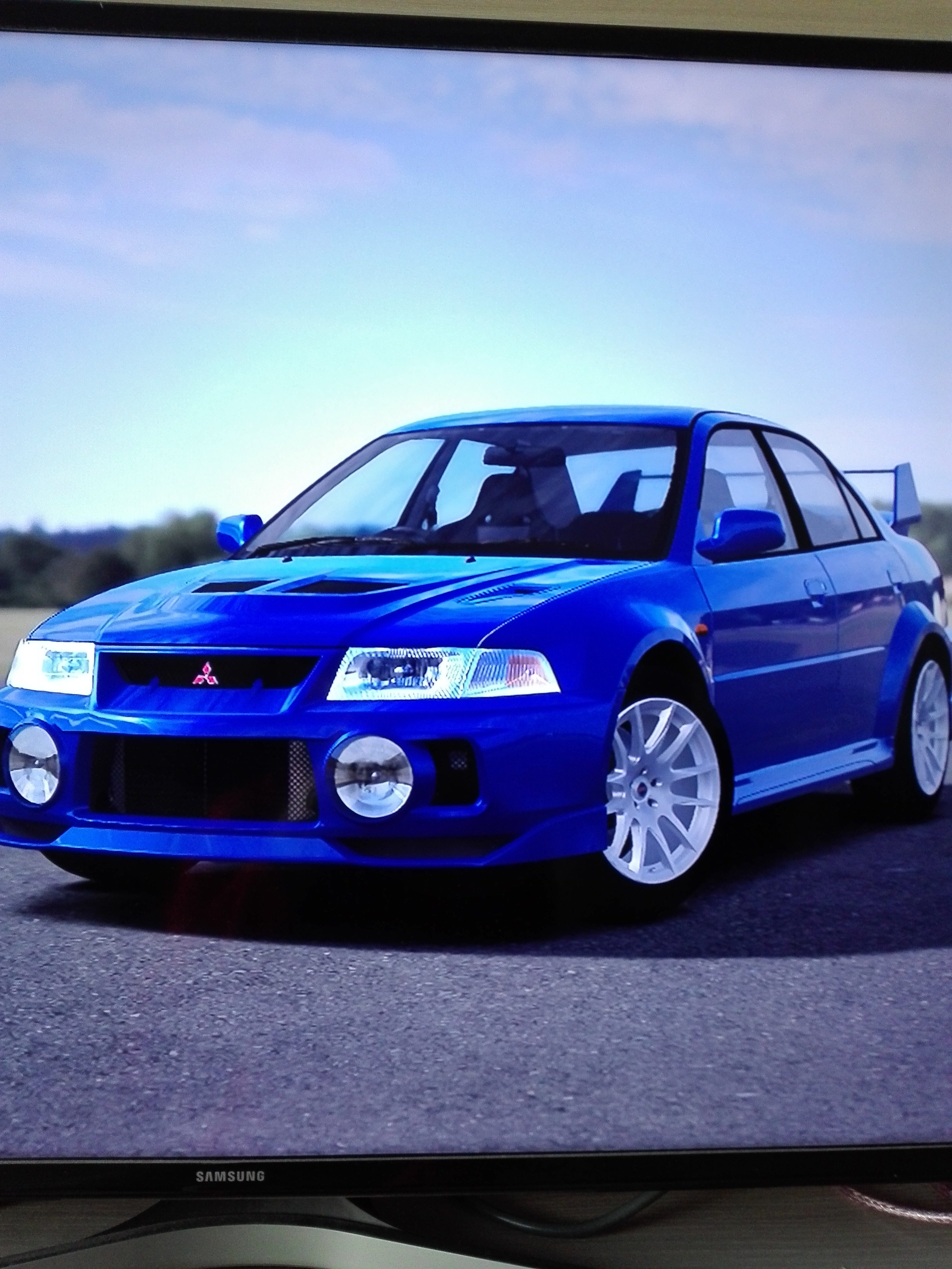 Mitsubishi Lancer Evolution VI Nayez Blue Pearl