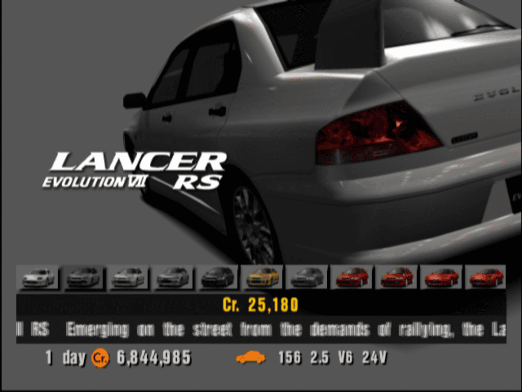 Mitsubishi Lancer Evolution VII RS