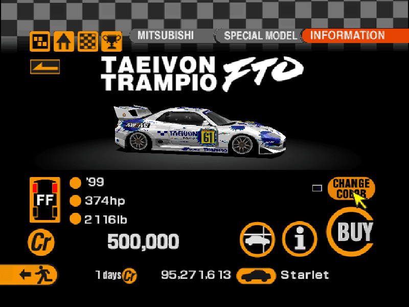 Mitsubishi Taeivon FTO GT