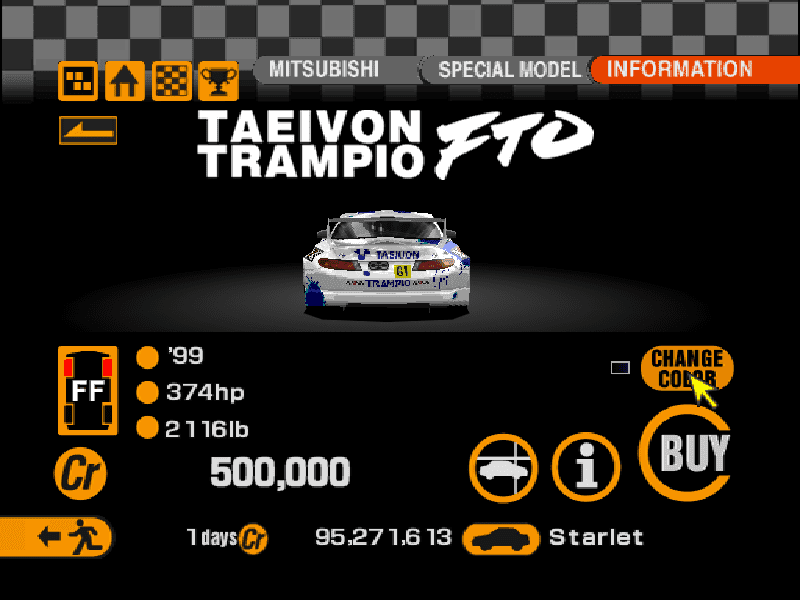Mitsubishi Taeivon FTO GT
