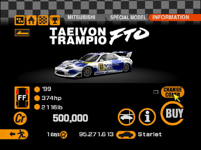 Mitsubishi Taeivon FTO GT