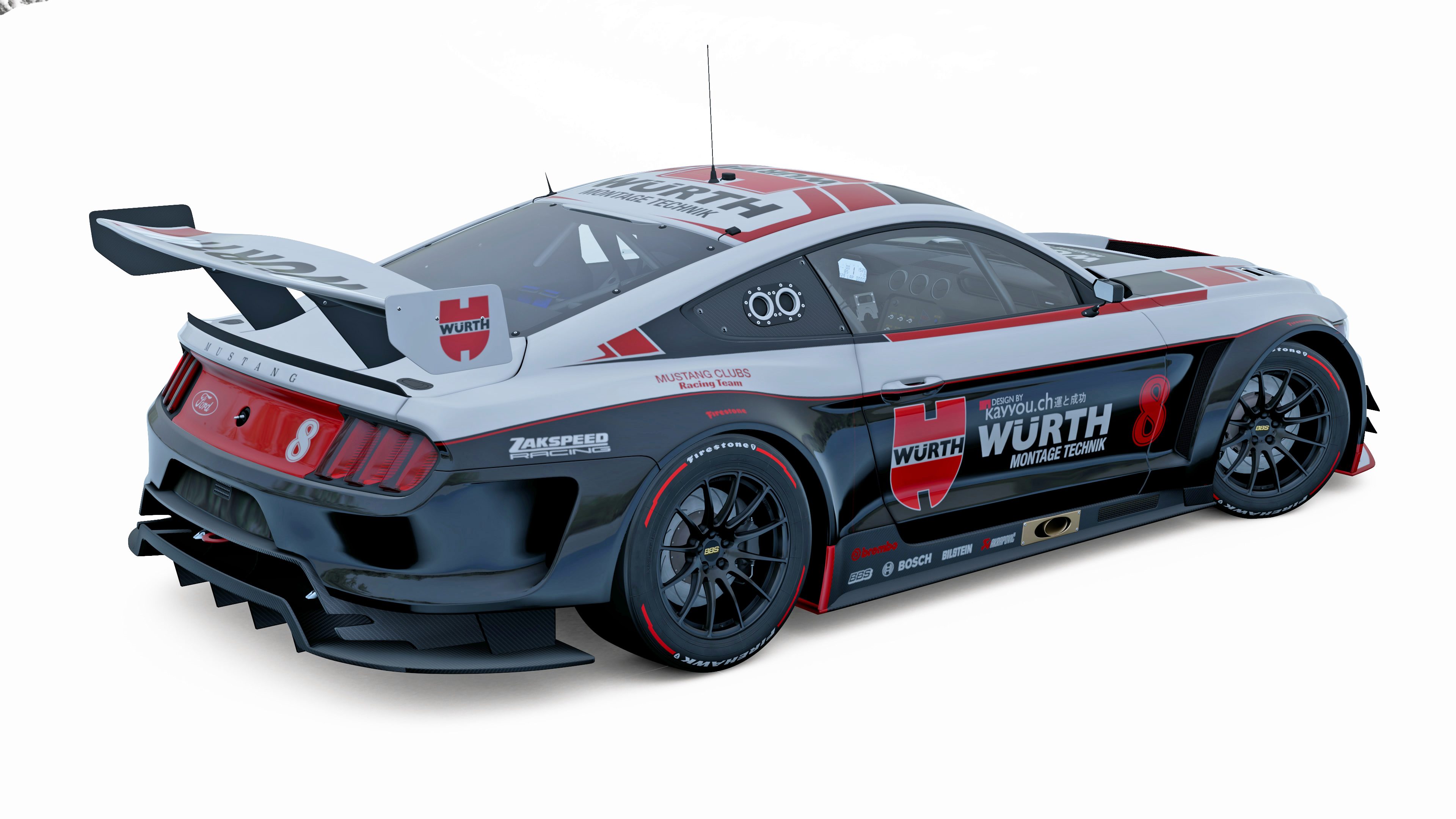 Mustang GT3 Gr.5 Würth Design