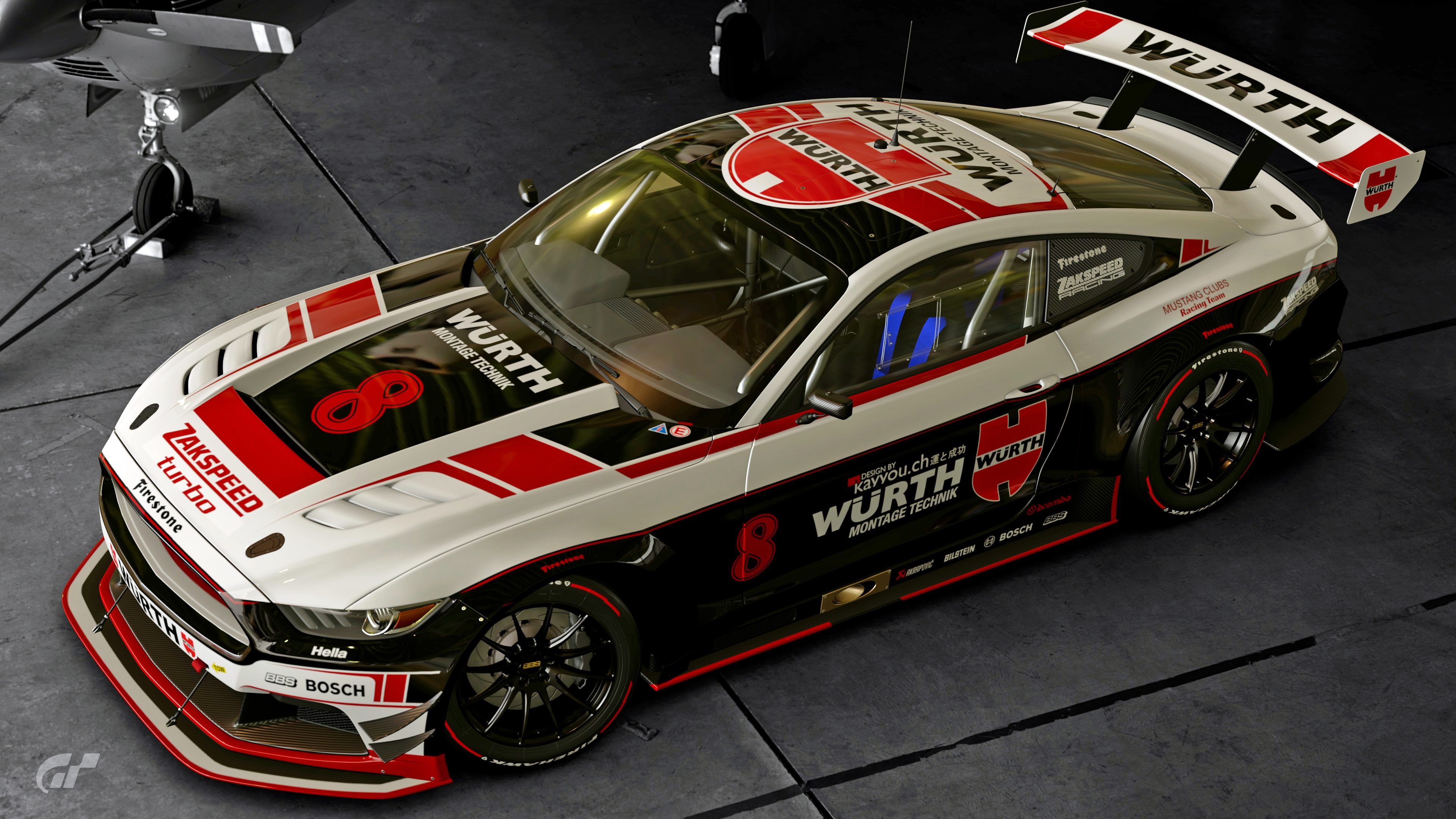 Mustang GT3 Gr.5 Würth Design