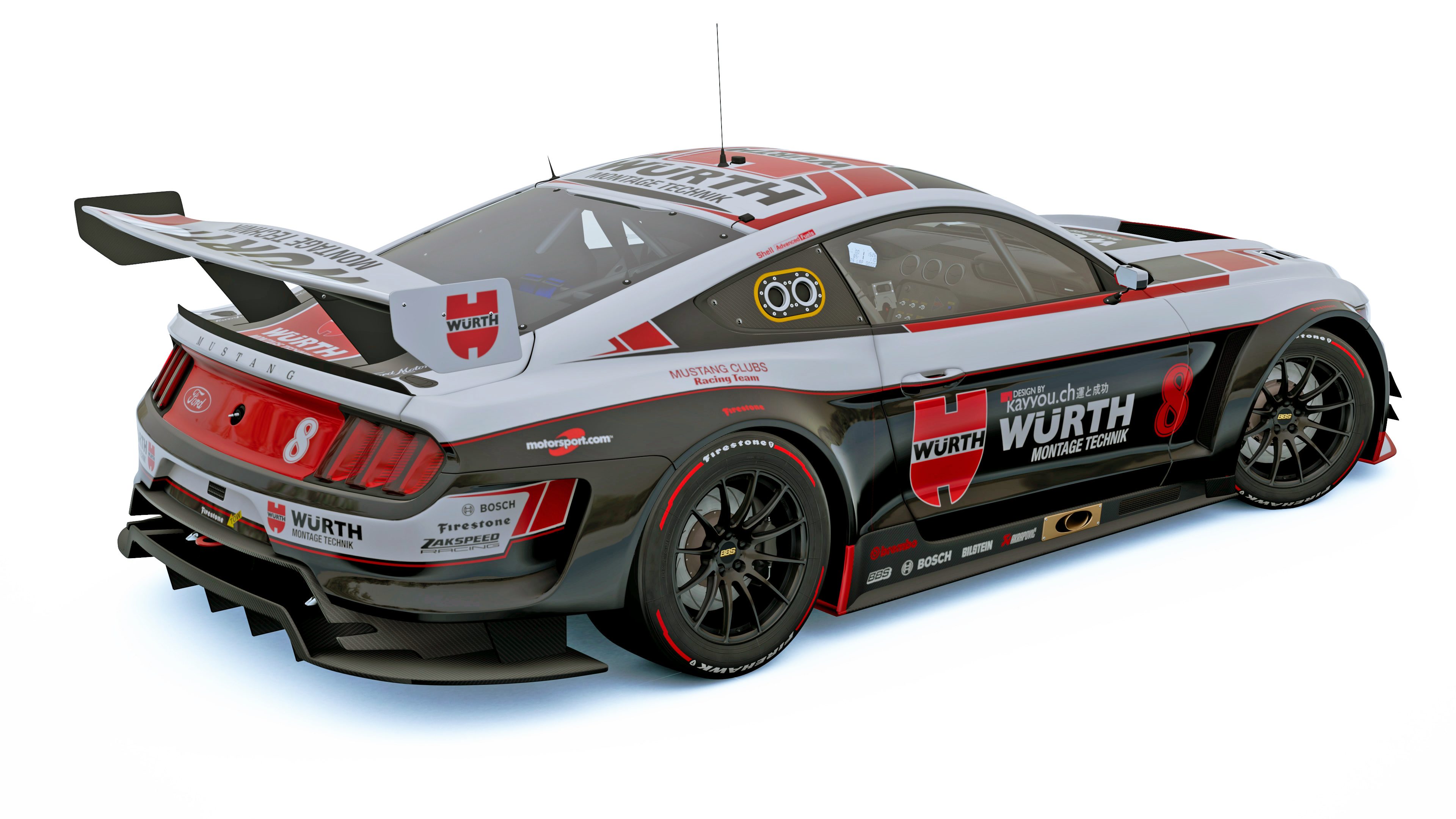 Mustang GT3 Gr.5 Würth Design