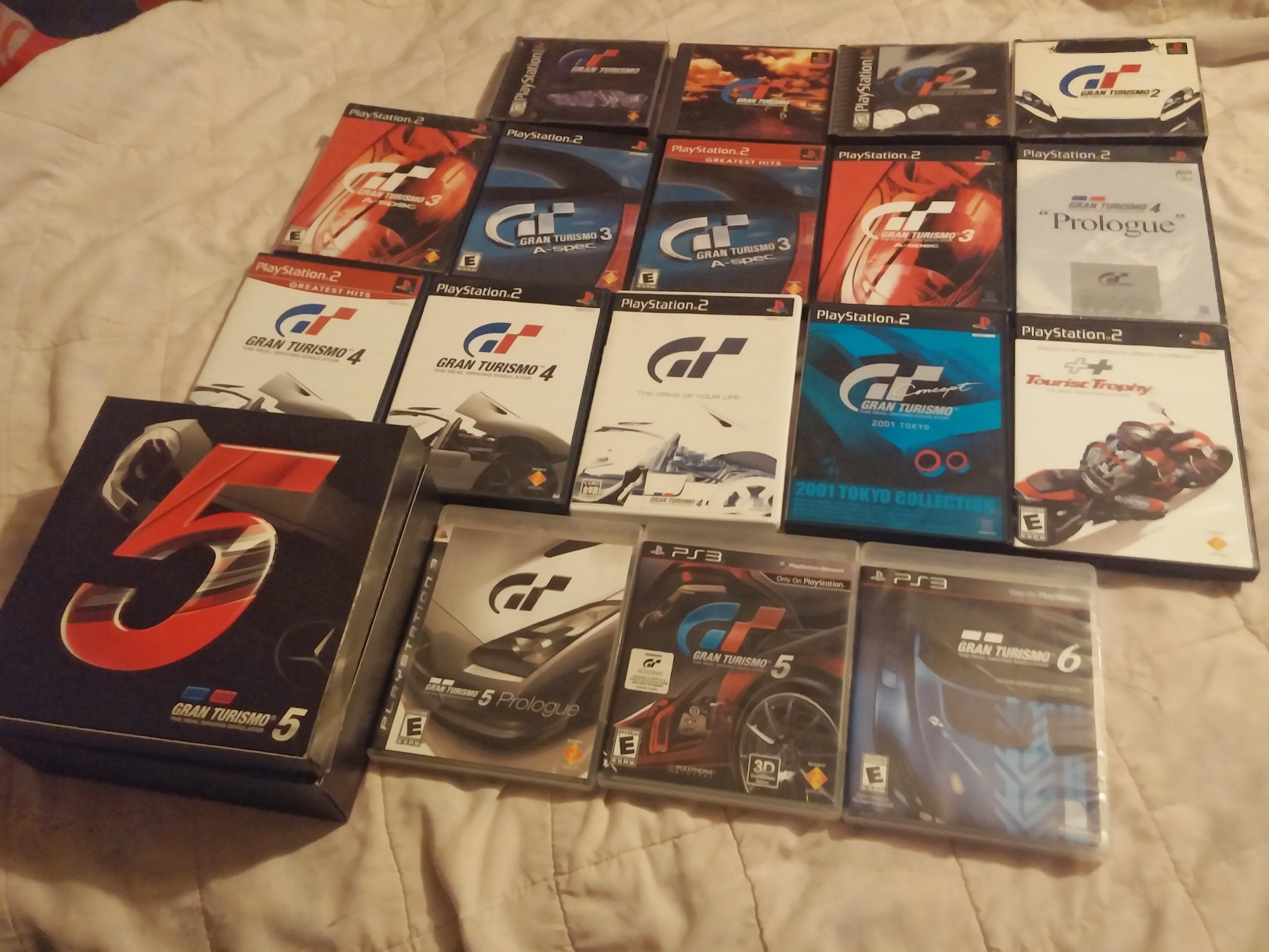 My entire Gran Turismo collection