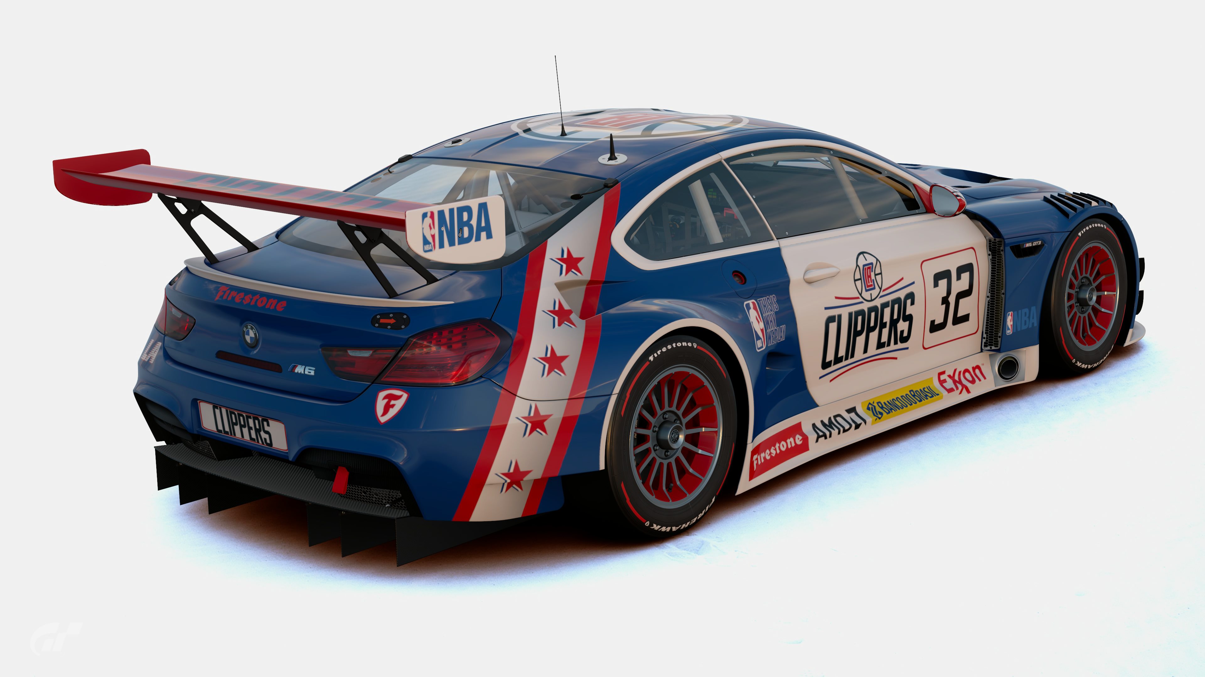 NBA LA Clippers BMW M6 GT3 Walkenhorst '16 (2)