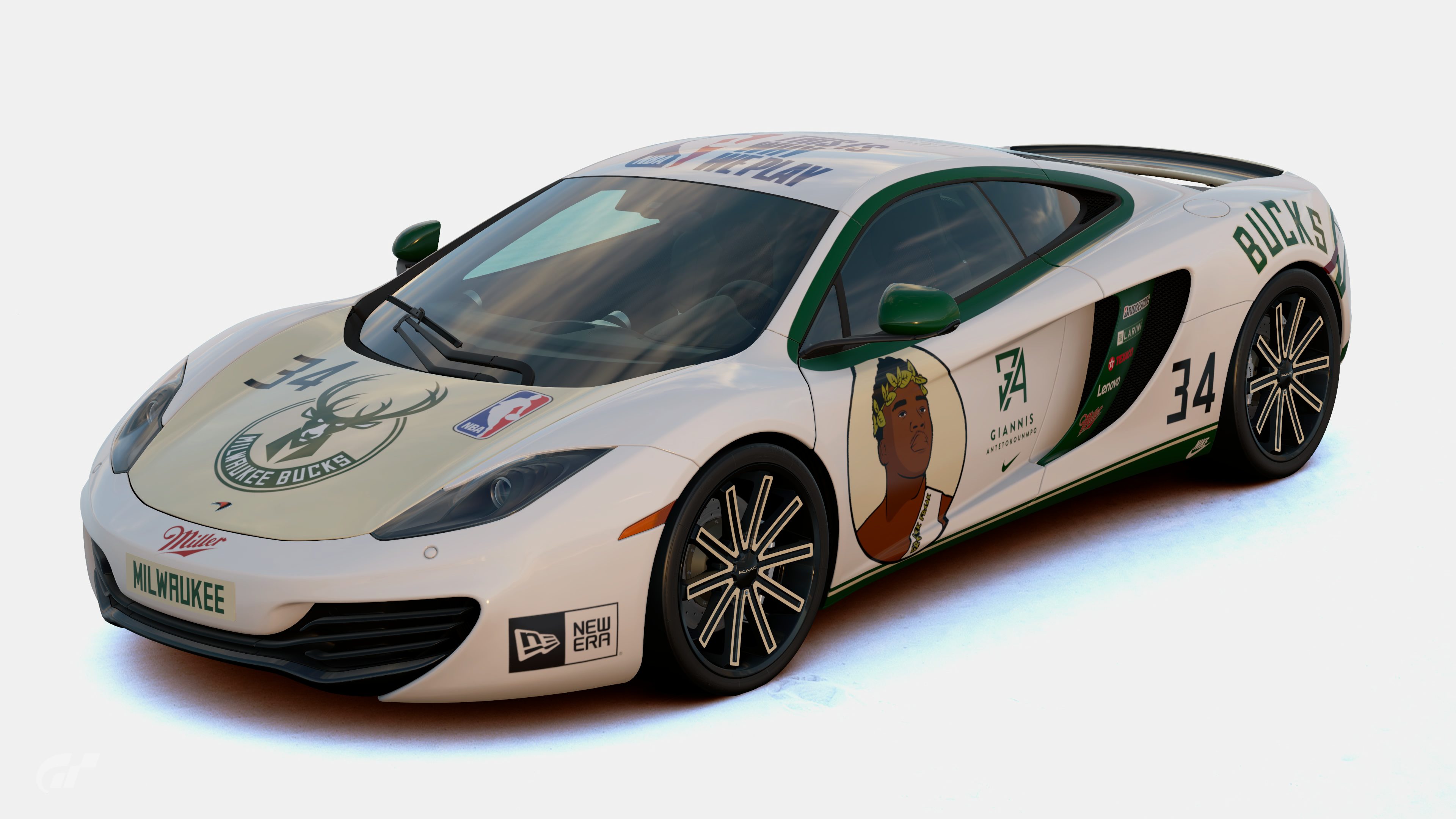 NBA Milwaukee Bucks McLaren MP4-12C '10 (1)