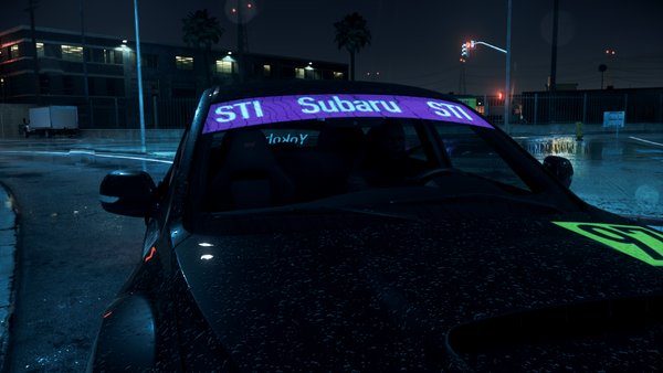 Need For Speed - Gran Turismo Impreza Window Banner