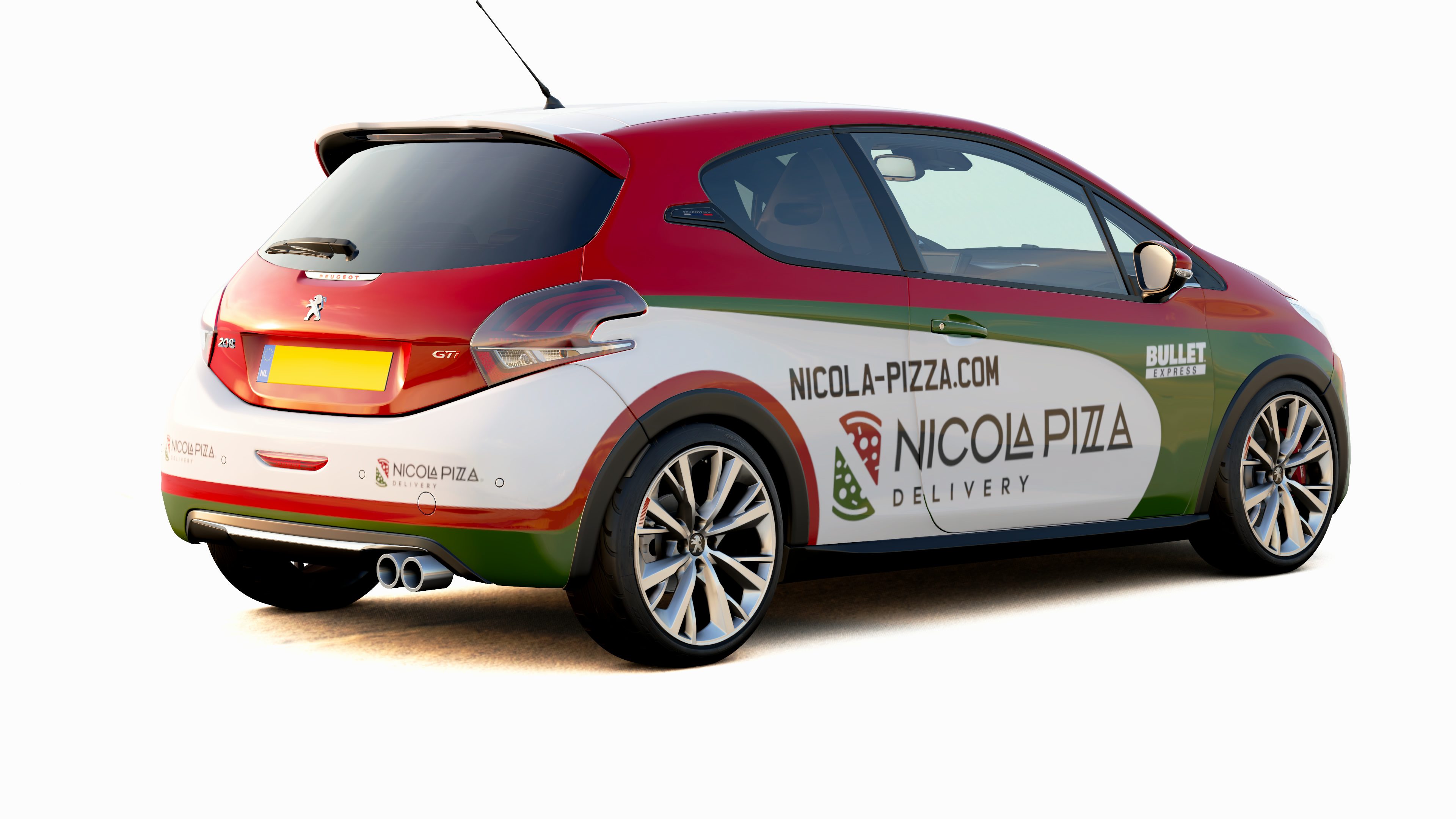 Nicola Pizza Delivery - Rear