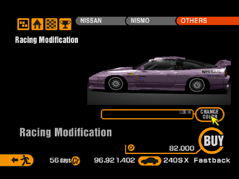 Nissan 240SX Fastback Type X (J) '96 (Spoiler)