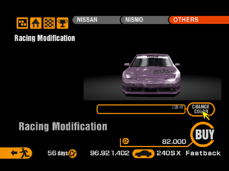 Nissan 240SX Fastback Type X (J) '96 (Spoiler)