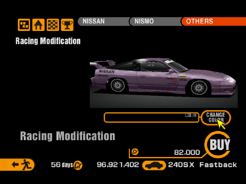 Nissan 240SX Fastback Type X (J) '96 (Spoiler)