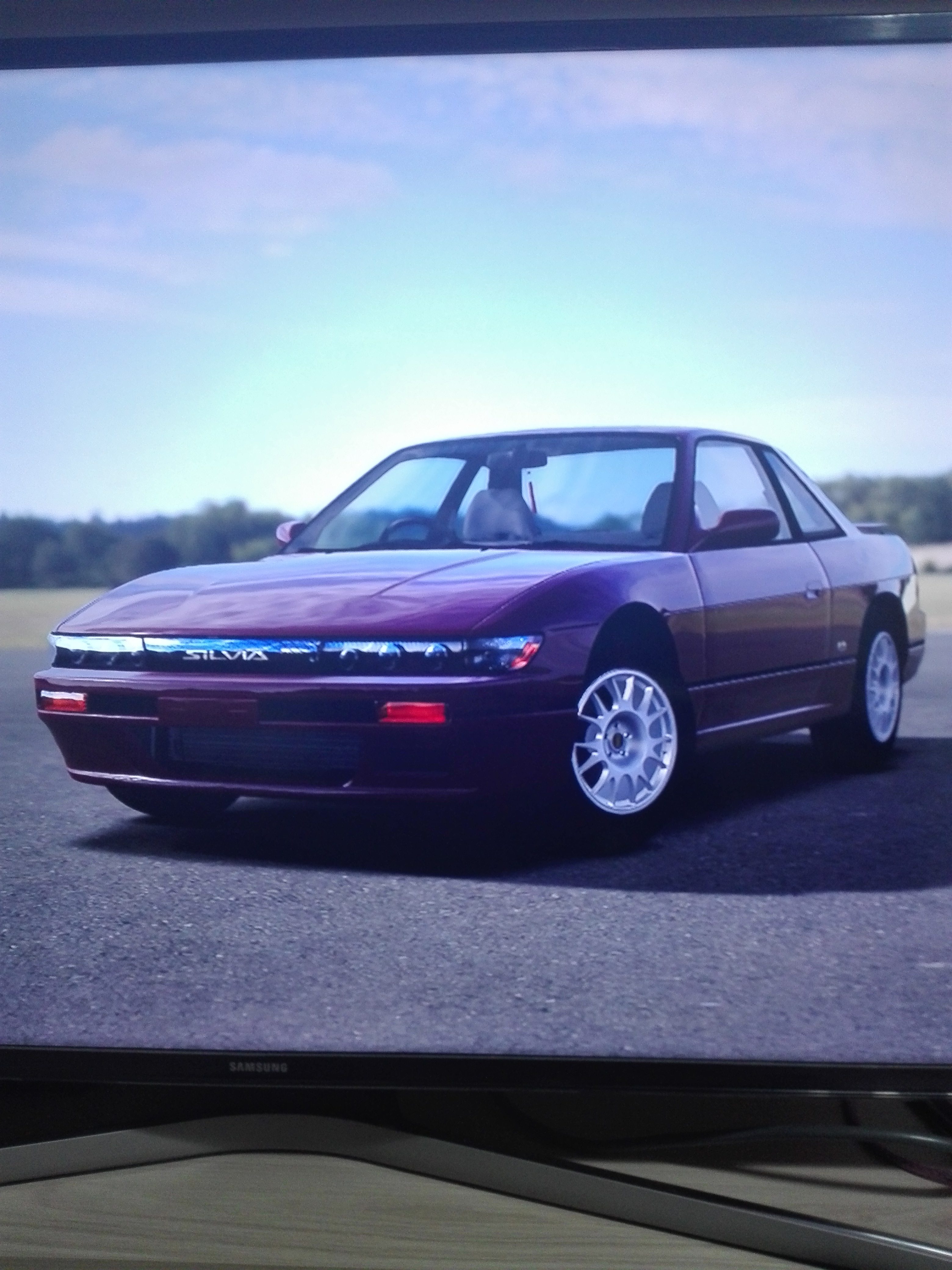 Nissan Silvia S13 K's bordeaux