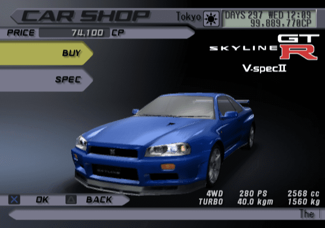 Nissan Skyline GT-R V-spec (BNR34)