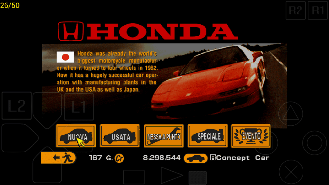 NTSC-J and PAL Honda Background
