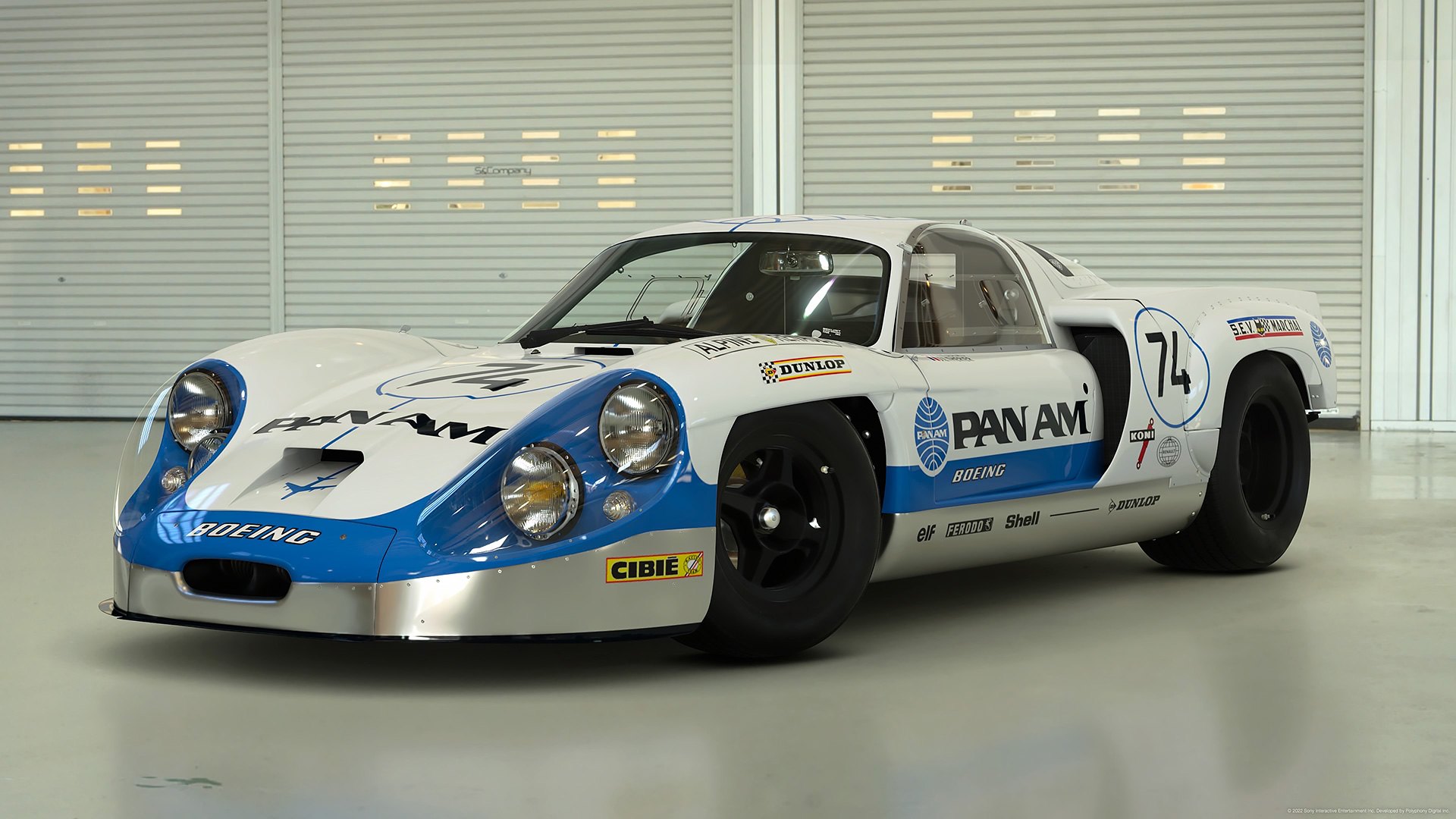 Pan Am Alpine A220 Race Car