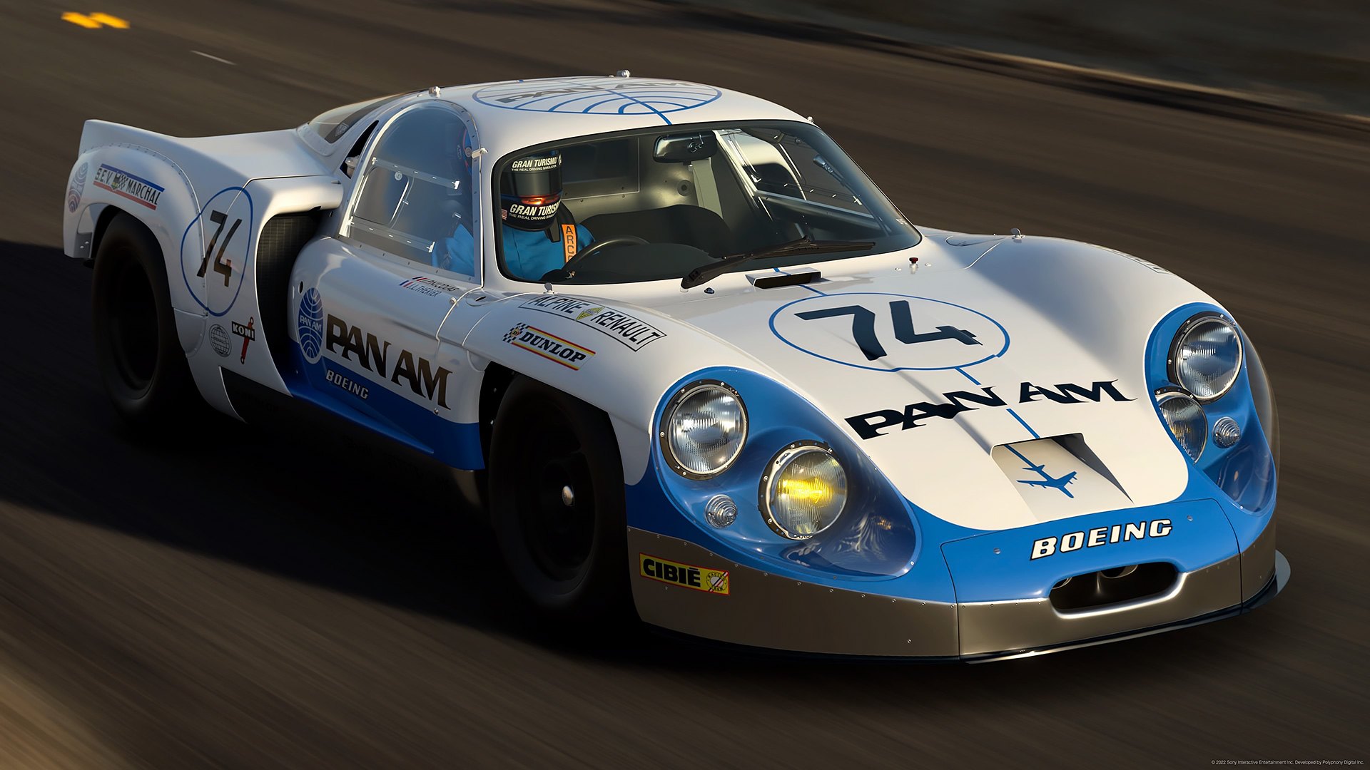 Pan Am Alpine A220 Race Car