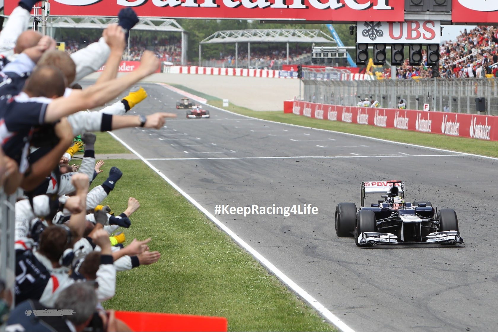 Pastor Maldonado Wins The 2012 Spanish GP