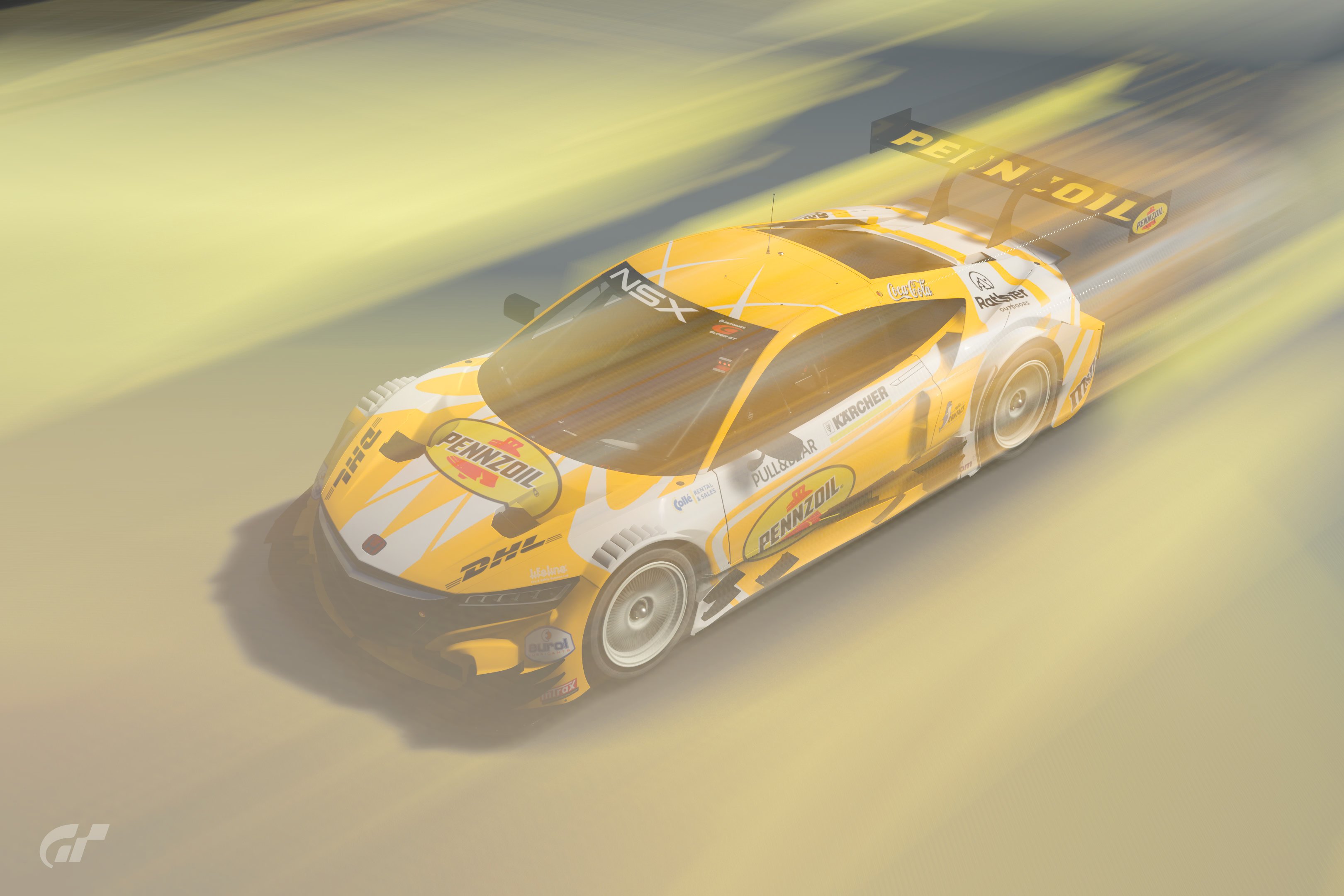 Pennzoil NSX cup car