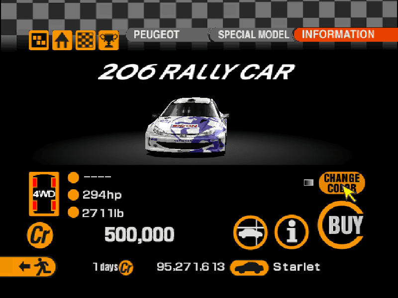 Peugeot 206 Rally Car