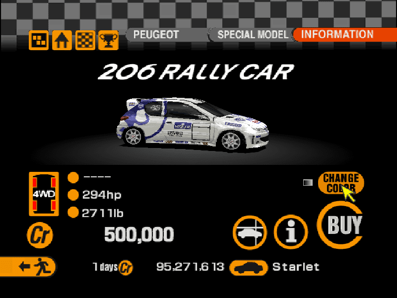 Peugeot 206 Rally Car