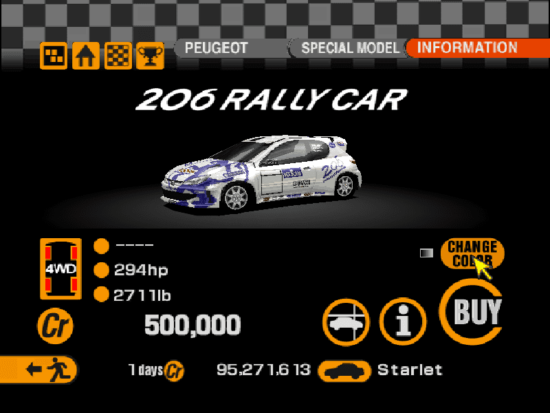 Peugeot 206 Rally Car