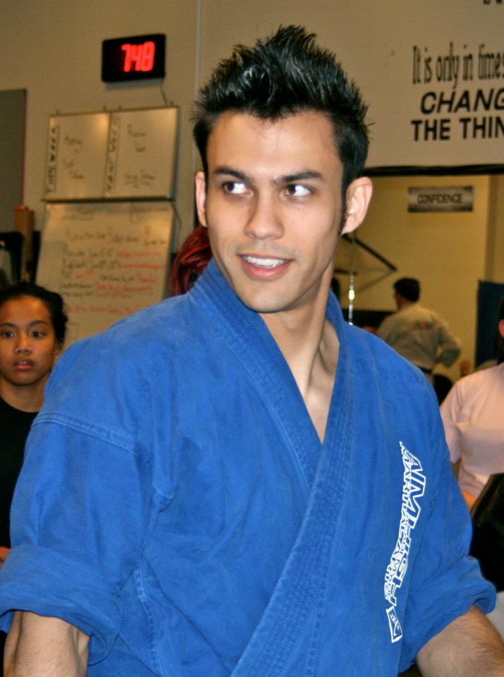 Photogenic Karate Guy