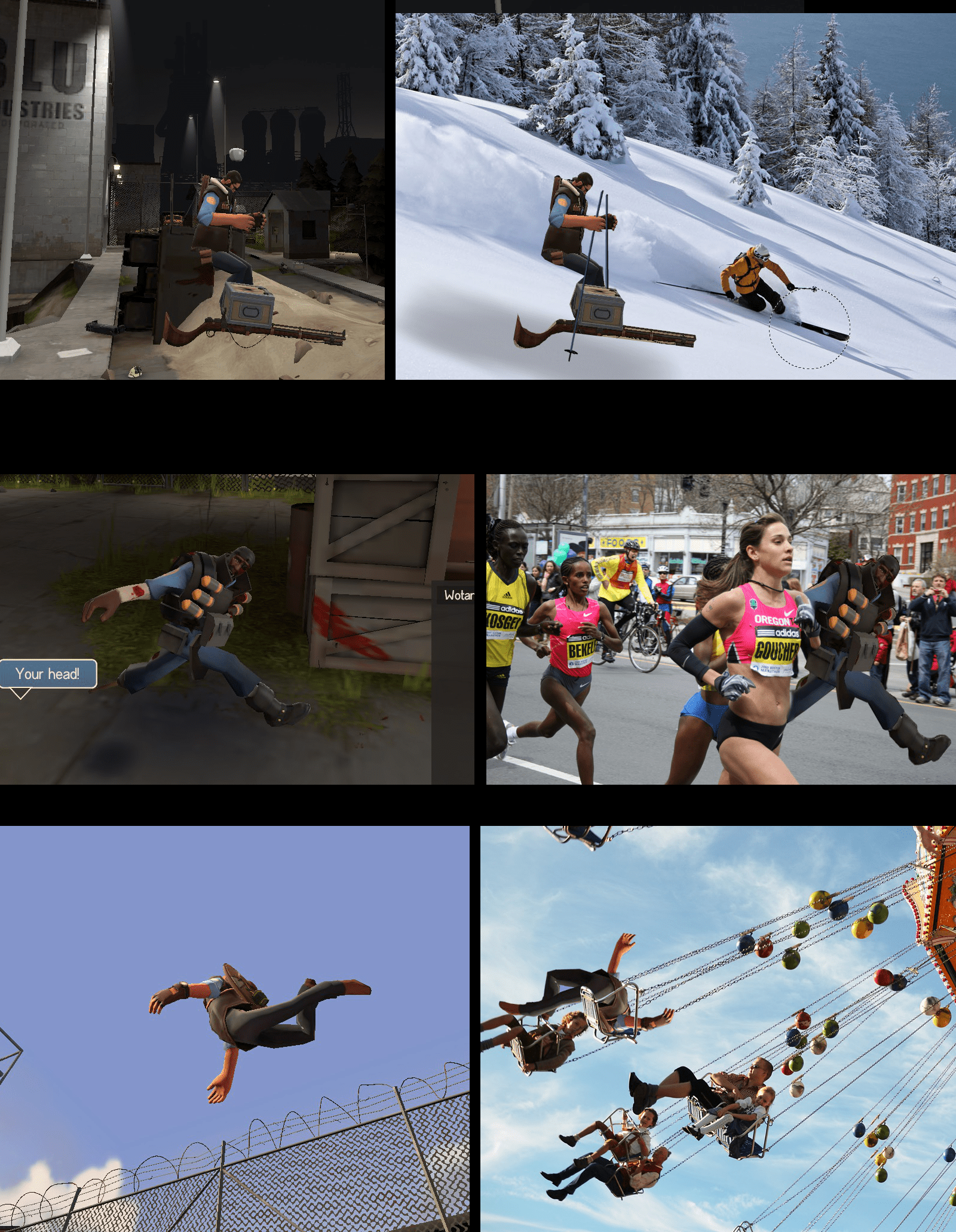 Photoshopping the killcam of your dead killer in TF2