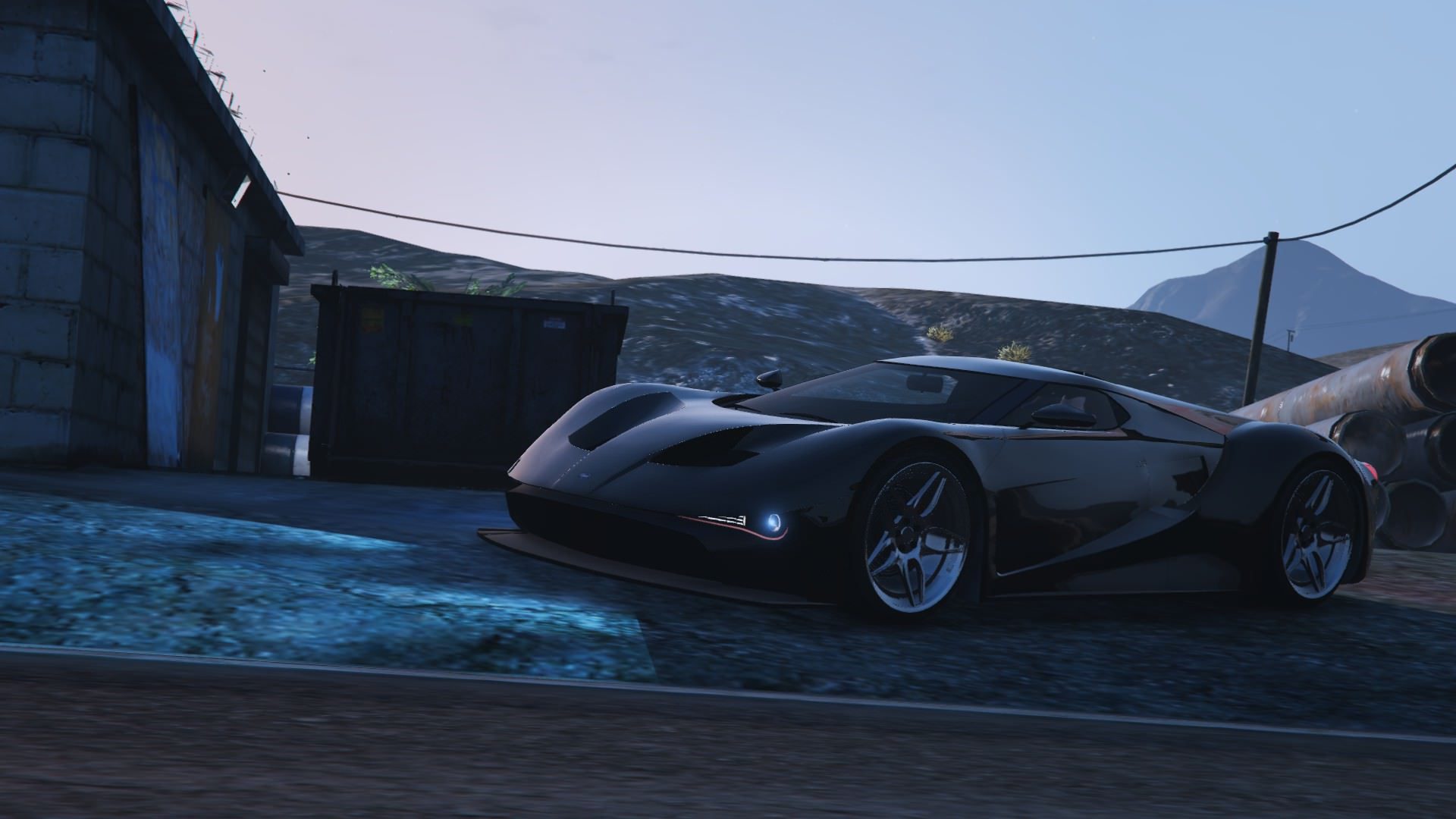 Piercing through the Sandy Shores roads with the Vapid FMJ 3