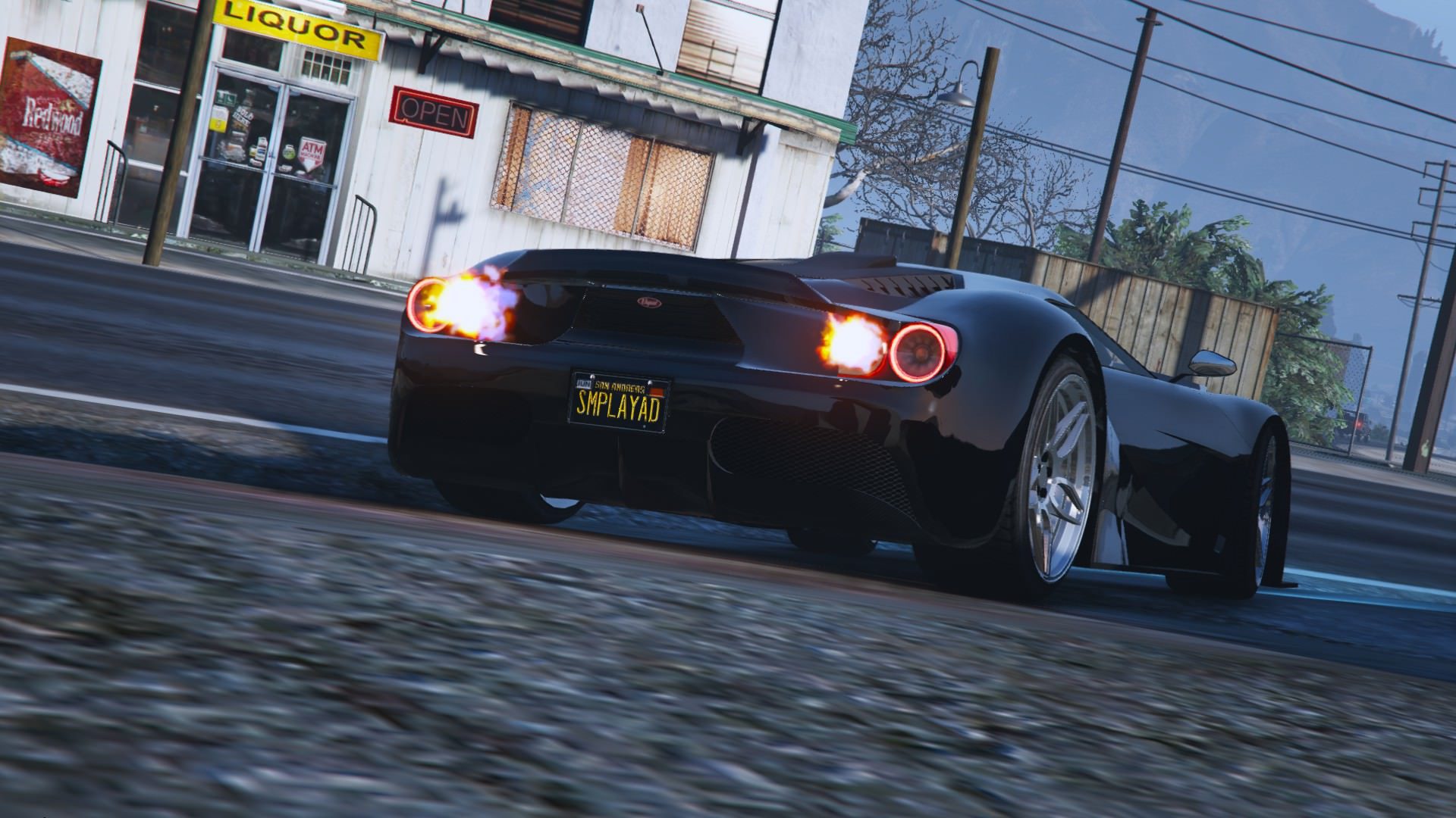 Piercing through the Sandy Shores roads with the Vapid FMJ 4