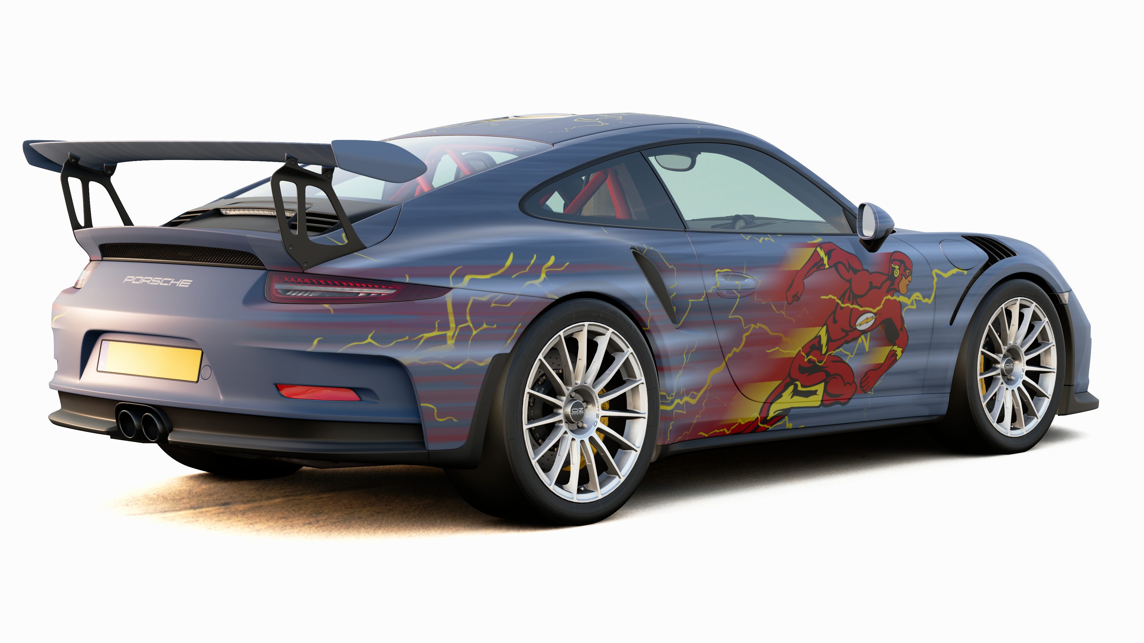 Porsche 911 gt3 RS "The Flash" rear