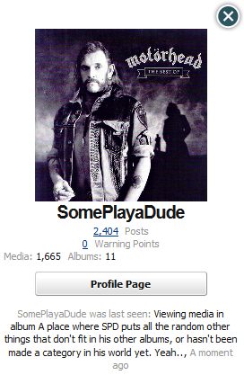 Probably made the longest Last Seen title, if I plan to make an award of it somehow.. I can do a lot of weird things after 10 days of no forum posts