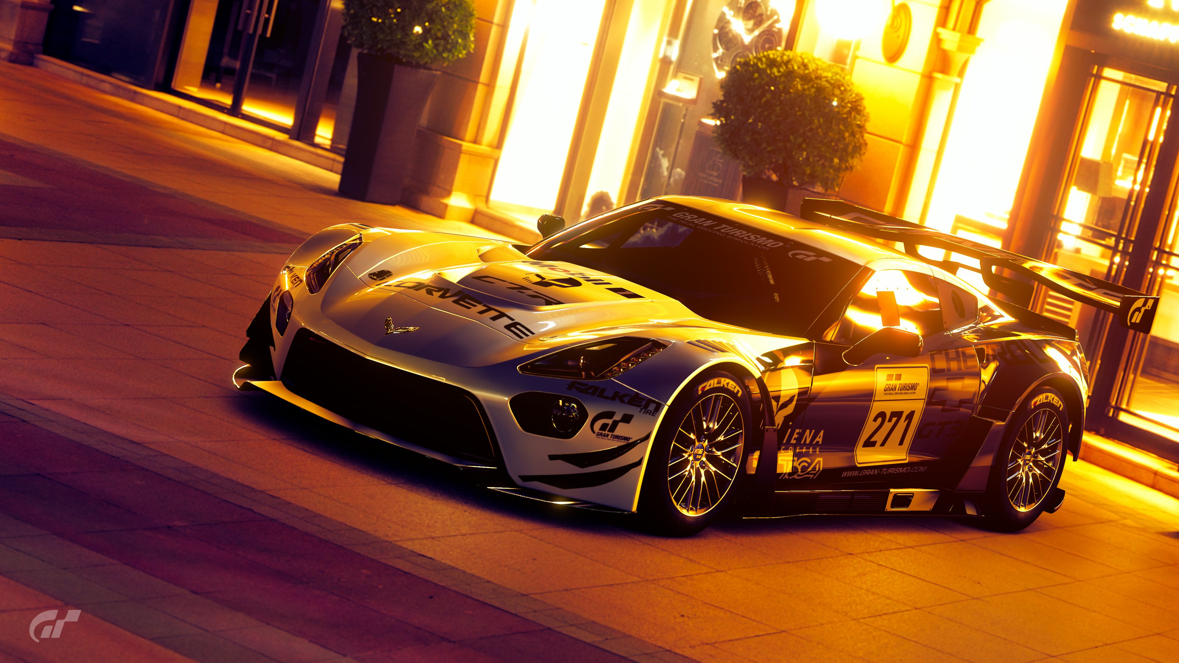 Race modified Vette