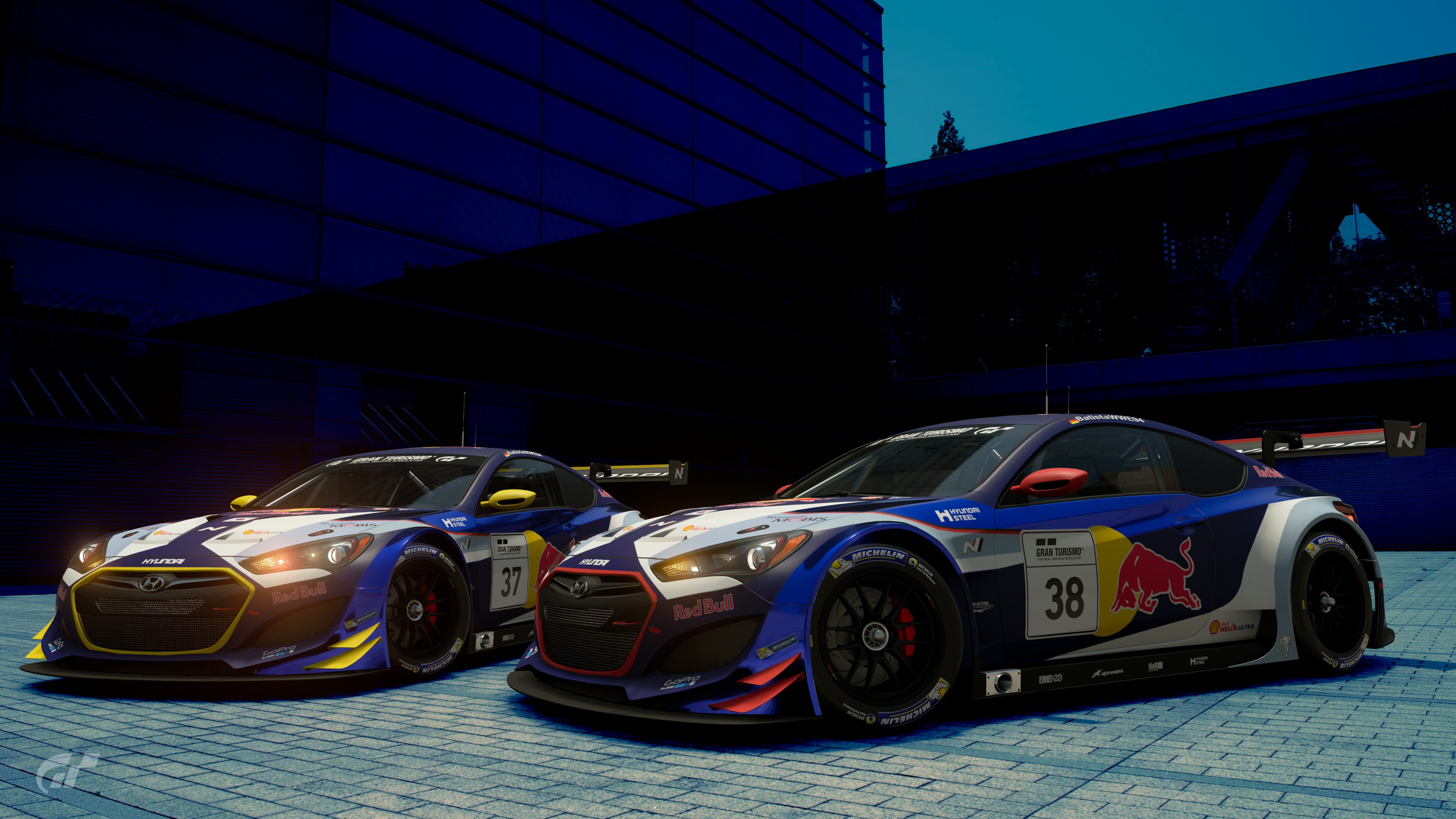 Red Bull - Hyundai N Genesis #38 & #37