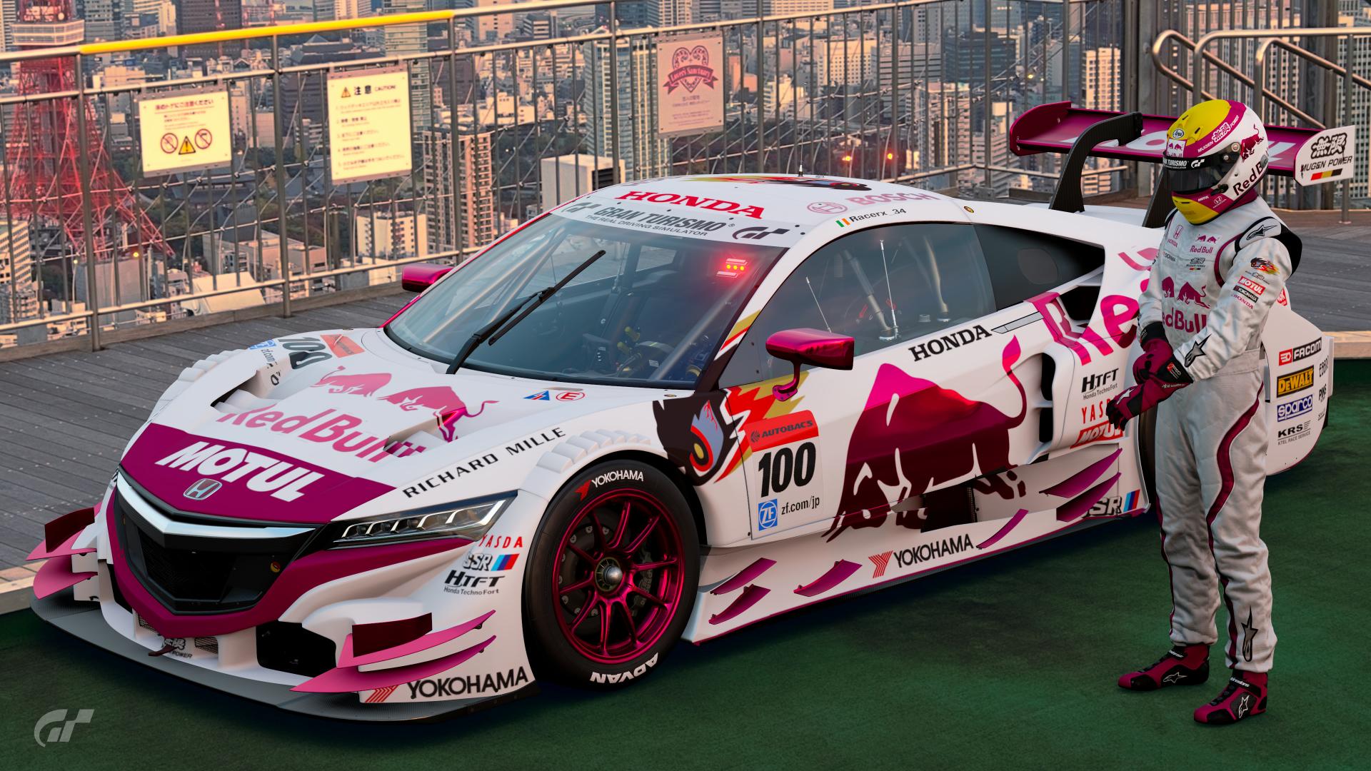 Red Bull White Livery