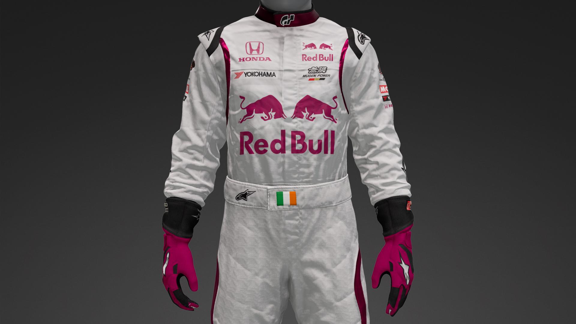 Red Bull White Suit