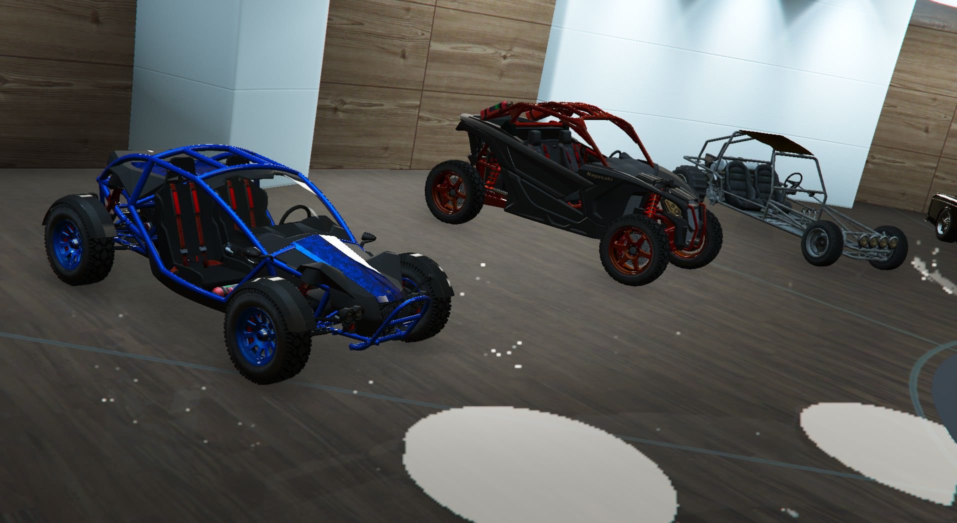 Relaxing away in the now full office garage 2