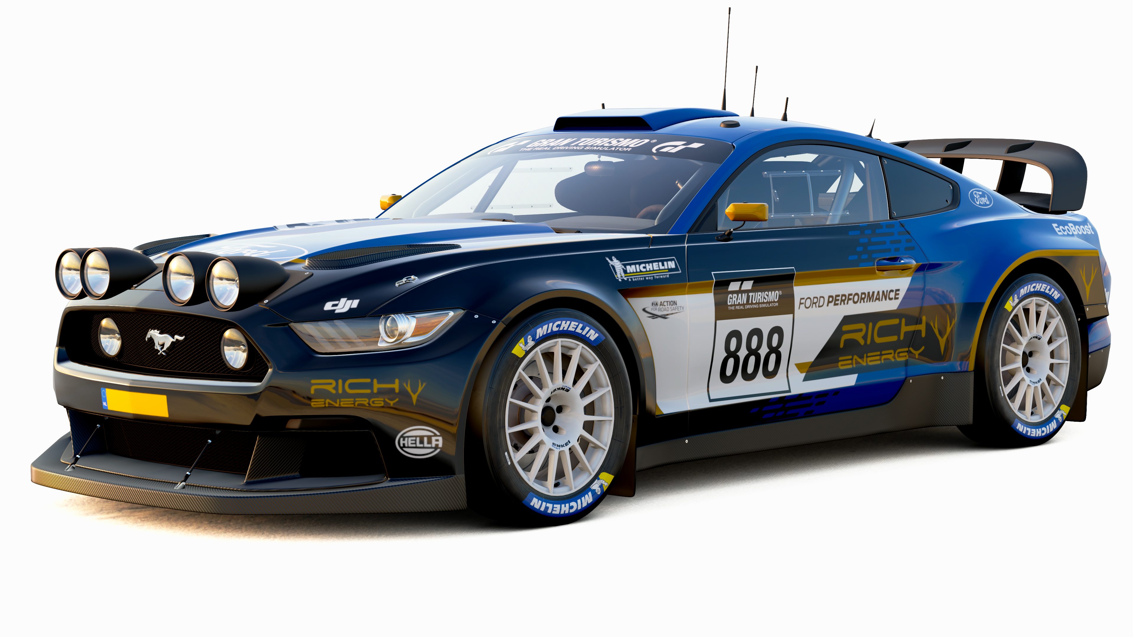 Rich energy Ford WRT - front