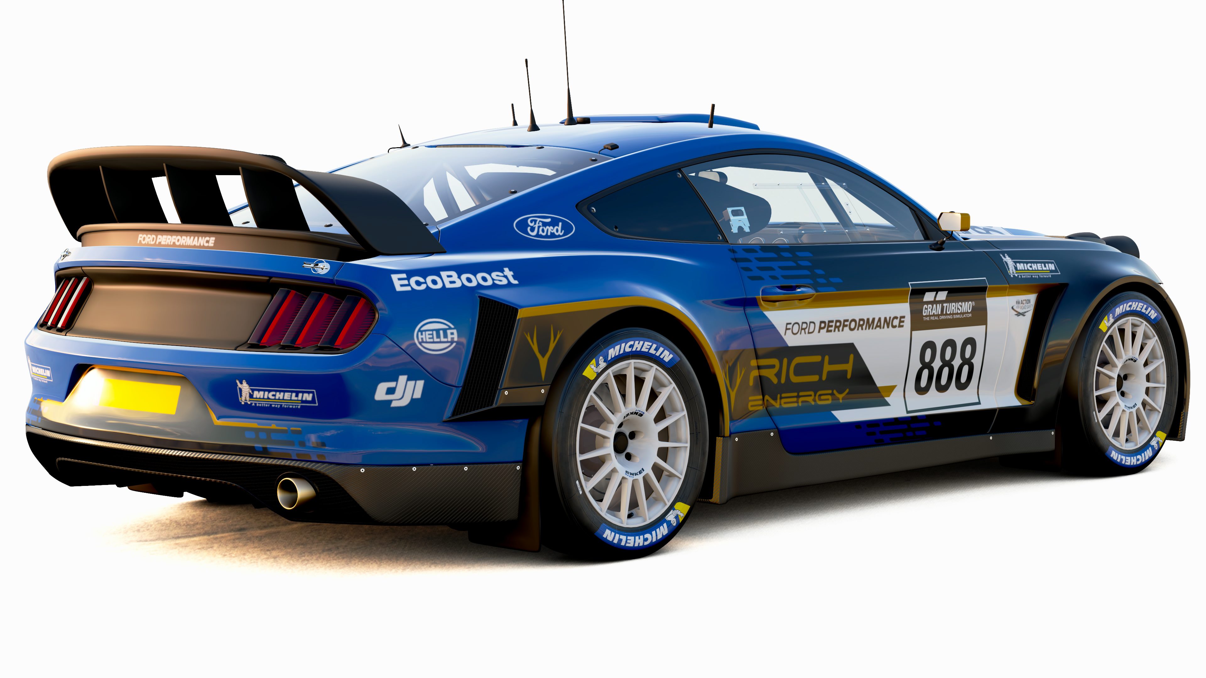 Rich energy Ford WRT - rear