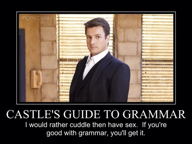 Richard Castle's Guide to Grammar - Then or Than