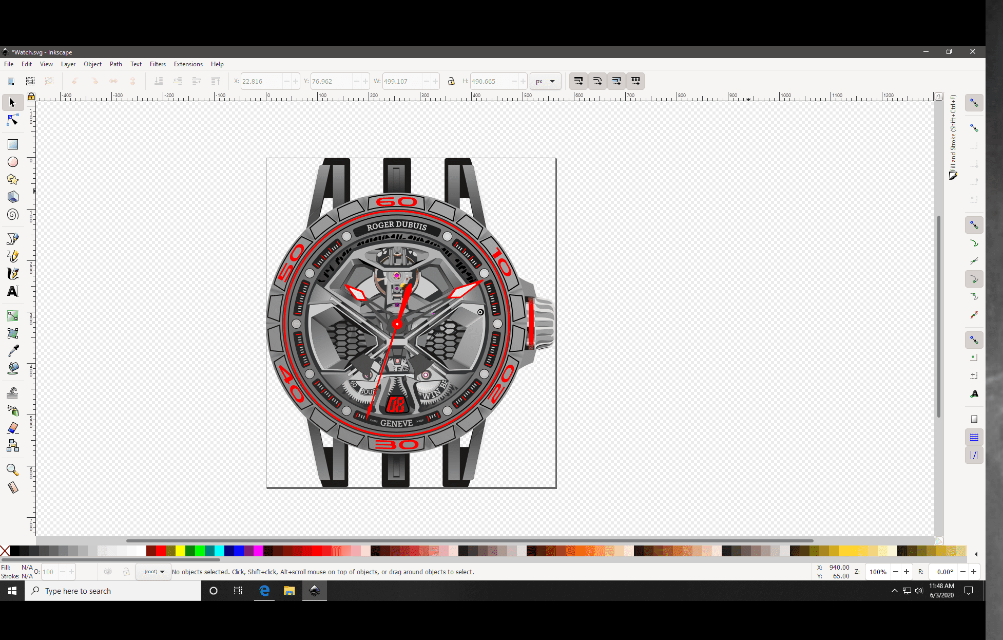 Roger Dubuis Watch Red