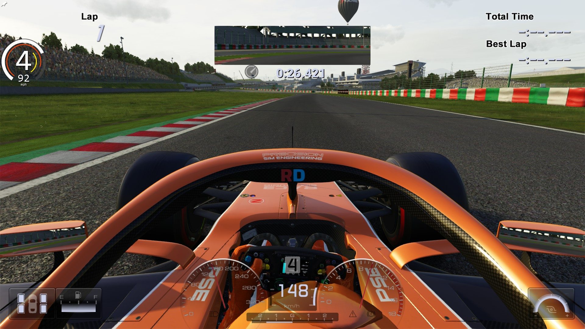 RSS Formula Hybrid Suzuka GT HUD